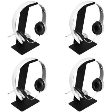 Imagem de 4 Suportes Expositor De Mesa Headphone Headset Fone De Ouvido - Sterk
