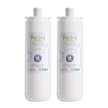 Imagem de Kit 2 Unidades Refil Filtro IBBL Pré C+3 Original para Modelos PFN 200