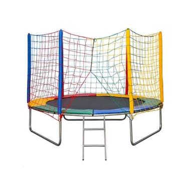 Imagem de Pula Pula Trampolim Resistente Grande Cama Elástica 2,44 Nacional Prem