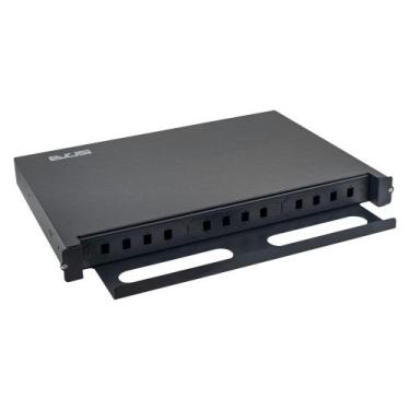 Imagem de Caixa Dio 19" EVUS EV-DIO12 12FO para RACK Preto