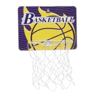 Imagem de Brinquedo Tabela de Basquete Com Aro Infantil e Rede Bel - 489209