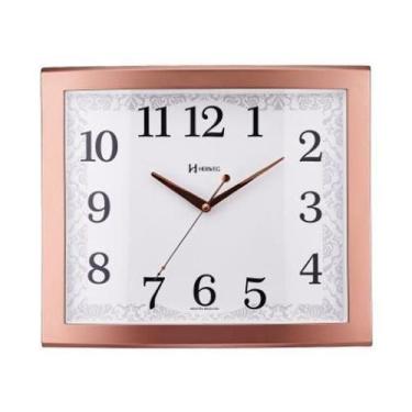 Imagem de Relógio De Parede Retangular Rose Gold Herweg 6905