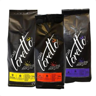 Imagem de Café Torrado e Moído Arábica Bourbon Gourmet Premium Loretto 1,5kg - L