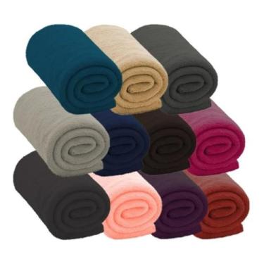 Imagem de Manta Mantinha Coberta Fleece Microfibra Casal 1,80 X 2,00 - Kit 3 Uni