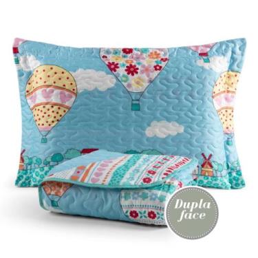 Imagem de Cobre Leito Solteiro Kids Infantil com Fronha 2 Pçs Estampados - João 