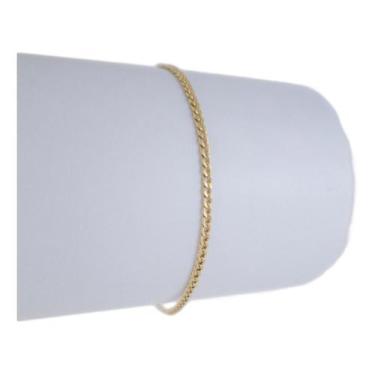 Imagem de Pulseira Feminina Grumezinha 18 Cm Ouro 18k 750 Novidade - JOIE JOIAS 