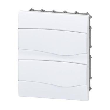 Imagem de Caixa de Distribuição Embutir 16UL/24DIN PVC sem Barramento IP-40 Brum