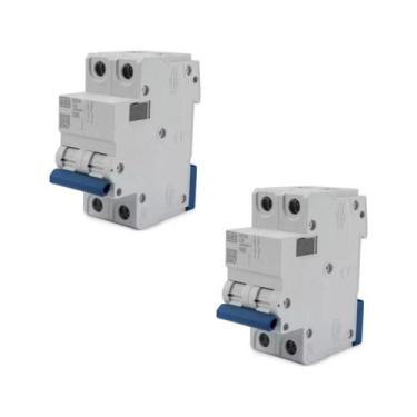 Imagem de Kit 2 unidades - weg disjuntor bipolar 20a curva c c20 mini din 5ka md