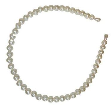 Imagem de Tiara Arquinho de perola BIJUTERIA- Adulto - Realiza Sonhos