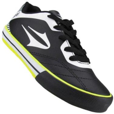 Imagem de Tênis Infantil Futsal, Escolar, Passeio Topper, Preto, Verde, Limão, B