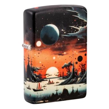 Imagem de Zippo Isqueiro de bolso fosco Galactic Landscape Design 540