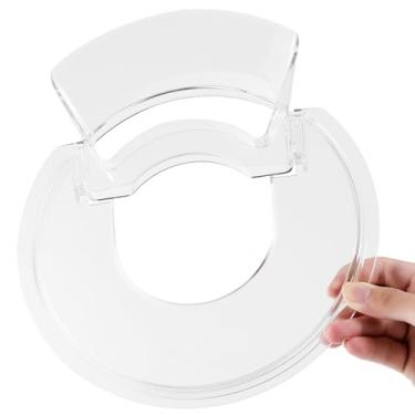 Imagem de Protetor de derramamento para KitchenAid-Secure Verter Shield com bico removível para batedeiras KitchenAid de 4,5 a 5 litros, protetor contra respingos serve para tigelas de aço inoxidável, vidro e