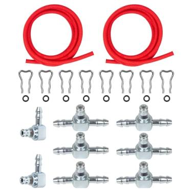 Imagem de RANSOTO Kit de linha de retorno do injetor de combustível compatível com LLY LBZ LMM Duramax Chevy GMC 6.6L 2004-2010 Substitui 97328733 98062291 97328732