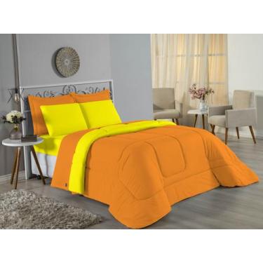 Imagem de Edredom Casal Queen Size Malha 100% Algodão - Davy Enxovais, AMARELO/L