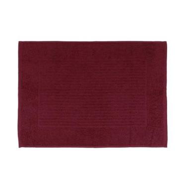 Imagem de Toalha de Piso Atlântica Basic Antiderrapante - 100% Algodão, Burgundy
