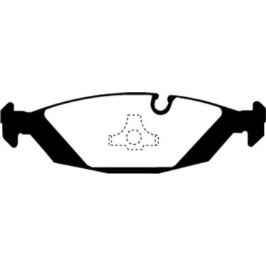 Imagem de EBC Brakes Pastilha de freio esportiva DP2447 Greenstuff Série 2000