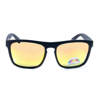 Imagem de Óculos Masculino De Sol Quadrado Lentes Polarizadas + Case Envio Imedi