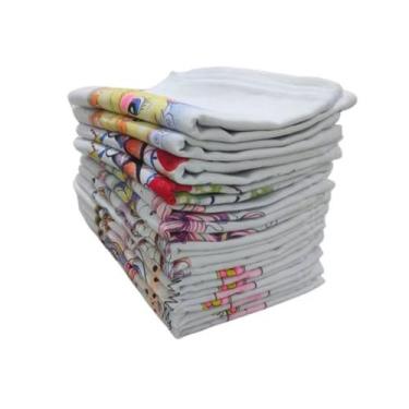 Imagem de Pano de Prato estampados 20un.  100% Algodão Atacado - pano de prato e