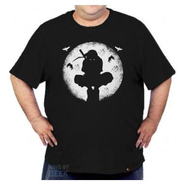 Imagem de Camiseta Itachi Grande Plus Size Blusa Naruto Anime Clássico - KING OF