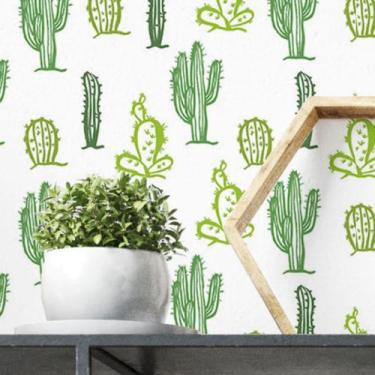 Imagem de Papel de Parede Adesivo Cactos N019012 0,58x3M - Adesivo BR