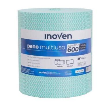 Imagem de 600Un Panos Multiuso Perfex 28x50cm Inoven Rolo 300m Limpeza