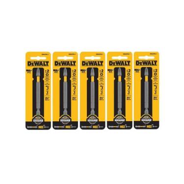 Imagem de Kit Bits Longo PH2 Maxfit 8cm Dewalt Dwa3ph2-1 com 5 pçs
