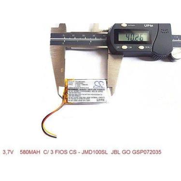 Imagem de Bateria Para Caixa Go C/ 3 Fios 3,7v 580mah Cameron Sino - KMIG