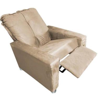 Imagem de Poltrona Gamer RANGER Reclinável - Moveis Aguias, capuccino 