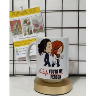 Imagem de Caneca de Porcelana - You're My Person Greys Anatomy - Live