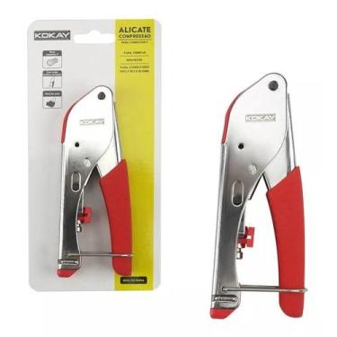 Imagem de Alicate compressao p/ conector F/RG6/59 - SC-5085A - KOKAI, 056-0518