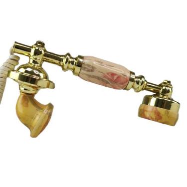 Imagem de Monofone Gancho Telefone Fixo Pendura RJ11 Ligaçao Vintage Estilo Retr