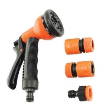 Imagem de Kit Hidropistola com 8 Funções + Acessórios Force Line