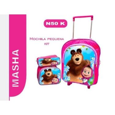 Imagem de Kit escolar mochila p     personagens - LNBOLSAS