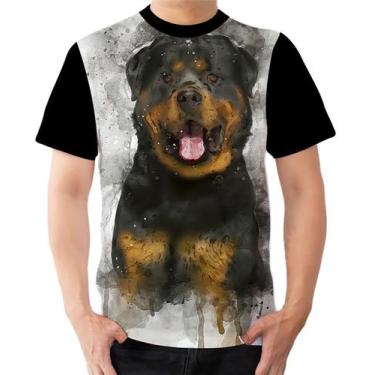 Imagem de Camiseta Camisa Ads  Rottweiler Cachorro Animal cão 1 - Fabriqueta, G
