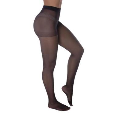 Imagem de Meia Calça Fina com Elastano Fio 15 Selene, P, 550, Preto