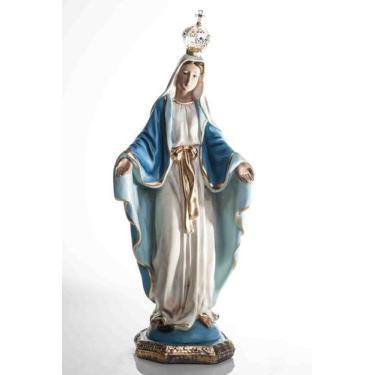 Imagem de Imagem de Nossa Senhora das Graças 40 cm com Coroa Vazada - Minha Devo