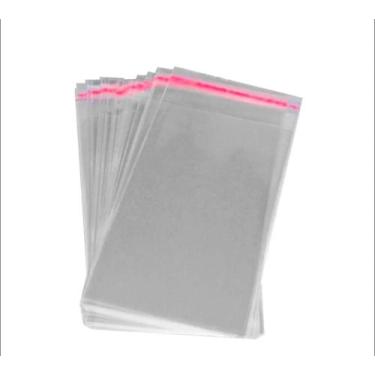 Imagem de 200 Un Saco Adesivado uso versátil fechamento pratico pequeno - Soluçã