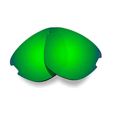 Imagem de Littlebird4 Lentes polarizadas de substituição de 1,5 mm para óculos de sol Oakley Frogskins Lite OO9374 - Multiopções (verde espelhado)