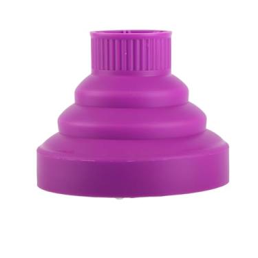 Imagem de Difusor de Cabelo de Silicone, Soprador Com Acessório, Dobrável Portátil para Viagem, Uso Em Salão de Beleza Doméstico, Secador de Cabelo Difusor para Cabelos Cacheados Com Cor