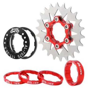 Imagem de ZOCKZ Roda dentada de cassete de velocidade única 12/13/14/15/16/17/18/19/20/21/22T MTB Kit de conversão de velocidade única bicicleta roda dentada de cassete de bicicleta de velocidade única para