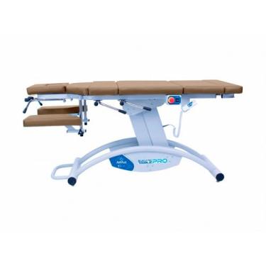 Imagem de Maca Elétrica Drop Base Branca com 04 Drops para Osteopatia e Quiropraxia - Arktus - Marrom Cappuccino