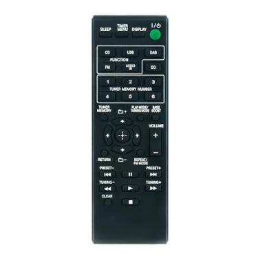 Imagem de Controle remoto de substituição RM-AMU179 RMAMU179 compatível com Sony Micro Hi-Fi System CMT-S20B CMTS20B