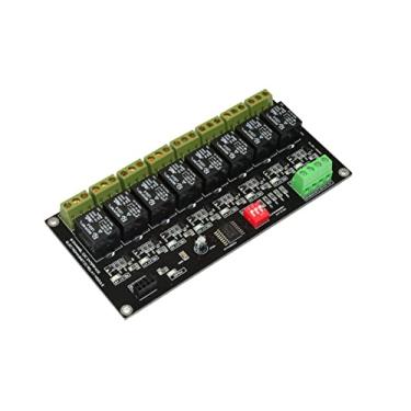 Imagem de 8 Channel I2C Interface Relay Module for Arduino, Raspberry PI, Home Assistant YAML, ESP32 3.3V 5.0V 10A Peak LED Indicator for Each Relay Channel Control AC DC Voltage - I2C I/O pin Expander