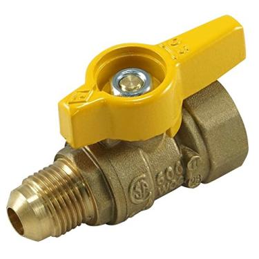 Imagem de Nigo Série 2450DE Válvula Esfera de Latão Forjado, Porta Padrão, Classificação para 600WOG (1,9 cm FIP x 15 mm FL)