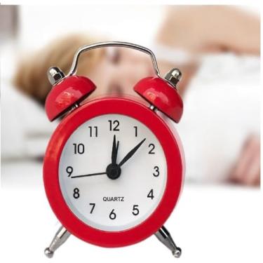 Imagem de Mini relógio Despertador Estilo Retro Miniatura Tema Alice Lembrança Festa - Unidade (Azul)