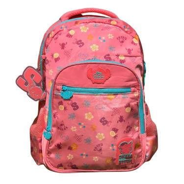 Imagem de Mochila Costas Stitch Escolar Infantil Tsum Rosa Florido Clio-Feminino