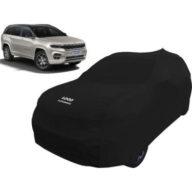 Imagem de Capa Para Cobrir Carro Jeep Commander Tecido Helanca - Mz, Preta