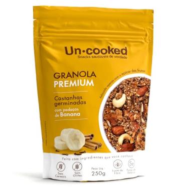 Imagem de Granola de Castanhas Germinadas com Banana Sem Glúten Uncooked 250g