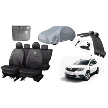 Imagem de Kit Interior Protegido para Duster 2017-2023: Capas de Couro, Cobrir e