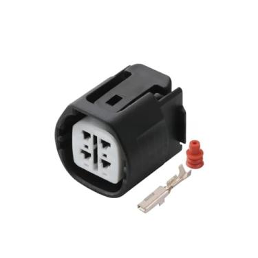 Imagem de 1 conjunto de conector de chicote de reparo do regulador do alternador de 4 pinos para motores D4D 90980-11964(10 Sets)